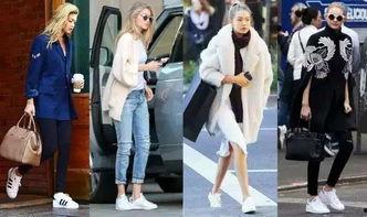 明星网红穿的小白鞋,明星同款引领时尚潮流