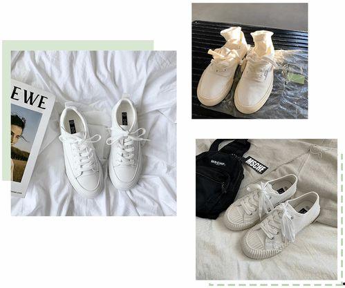 明星网红同款小白鞋